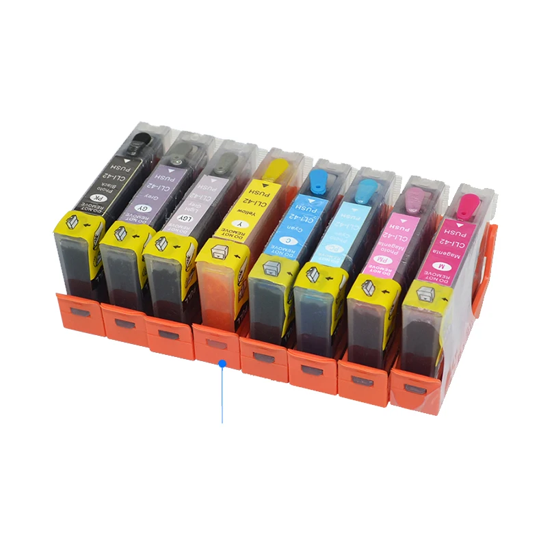 8 шт. картриджи для принтера canon CLI42 CLI 42 см PIXMA Pro 100 100S|ink cartridge|ink cartridge for canoncartridge |