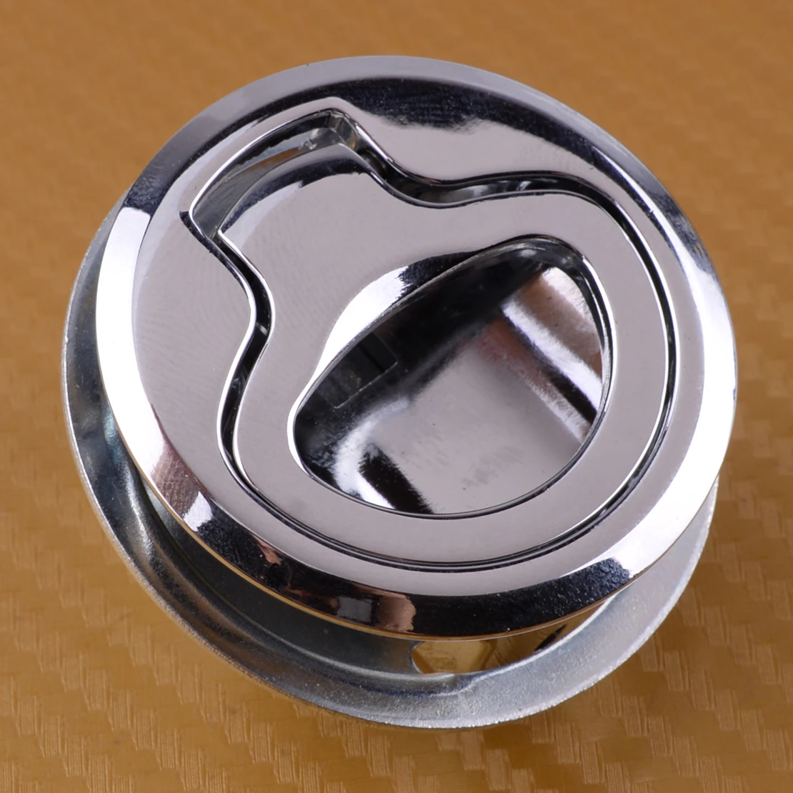 1.77/" Silver Stainless Steel Yatch Marine Boat Flush Pull Latch Mount Hatch Lift
