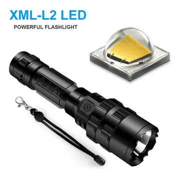 

Flashlight XML L2 Powerful LED Lanterna Portable Torch 5 Swicth Modes Fishing Light Led Flashlights Camping Linterna Lighting