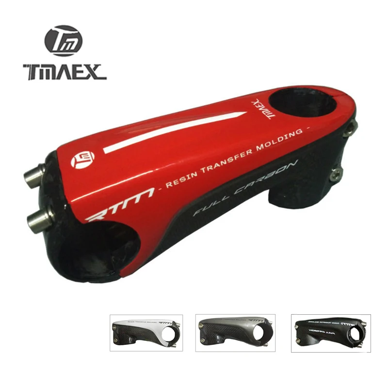 TMAEX Lightweight Full 3k Carbon Stem 1"1/8 Road Mountain Bike