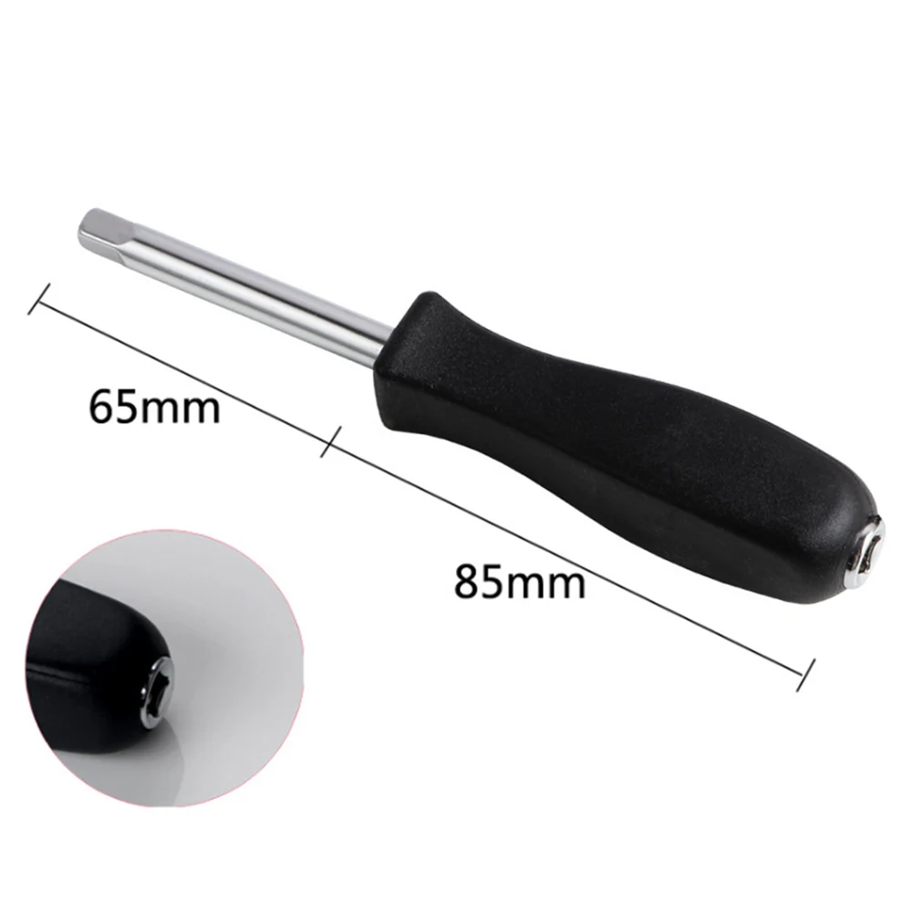 

1/4 Dual-purpose Socket Wrench with 6.3mm Bottom Hole Connection Handle Socket Wrench Tool 1pc