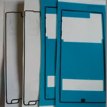 50 комплектов/100 шт. Фирменная Новинка спереди ЖК-дисплей Рамки+ сзади Батарея крышка Стикеры клей Клейкие ленты для Sony Xperia z5