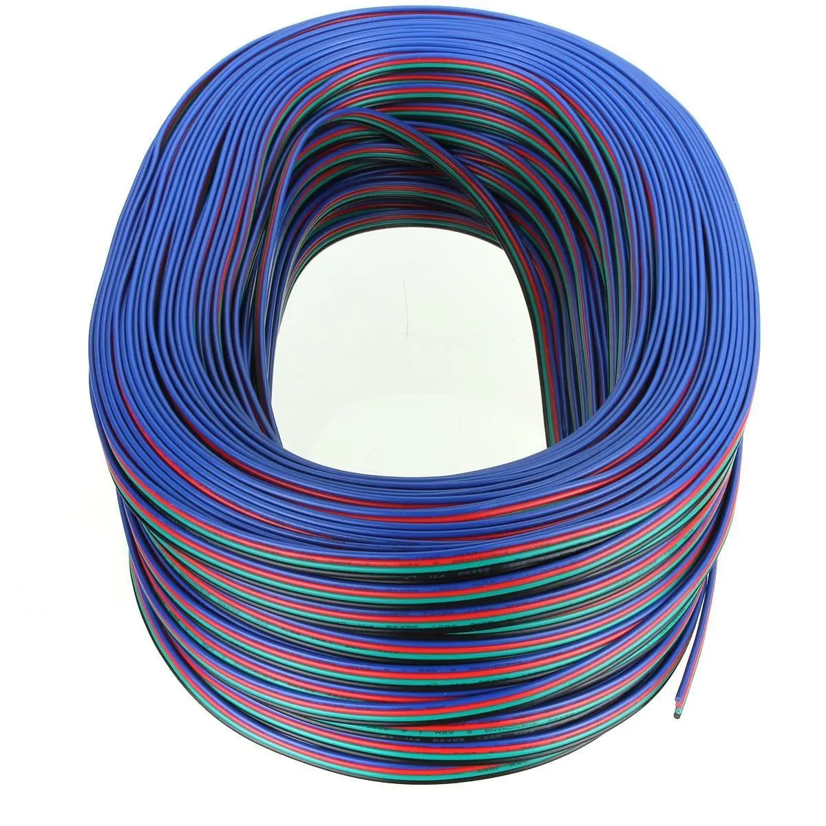 

4 Pins Cable Extension Wire Splitter for RGB / RGB 3528 5050 LED Strip Light 100M