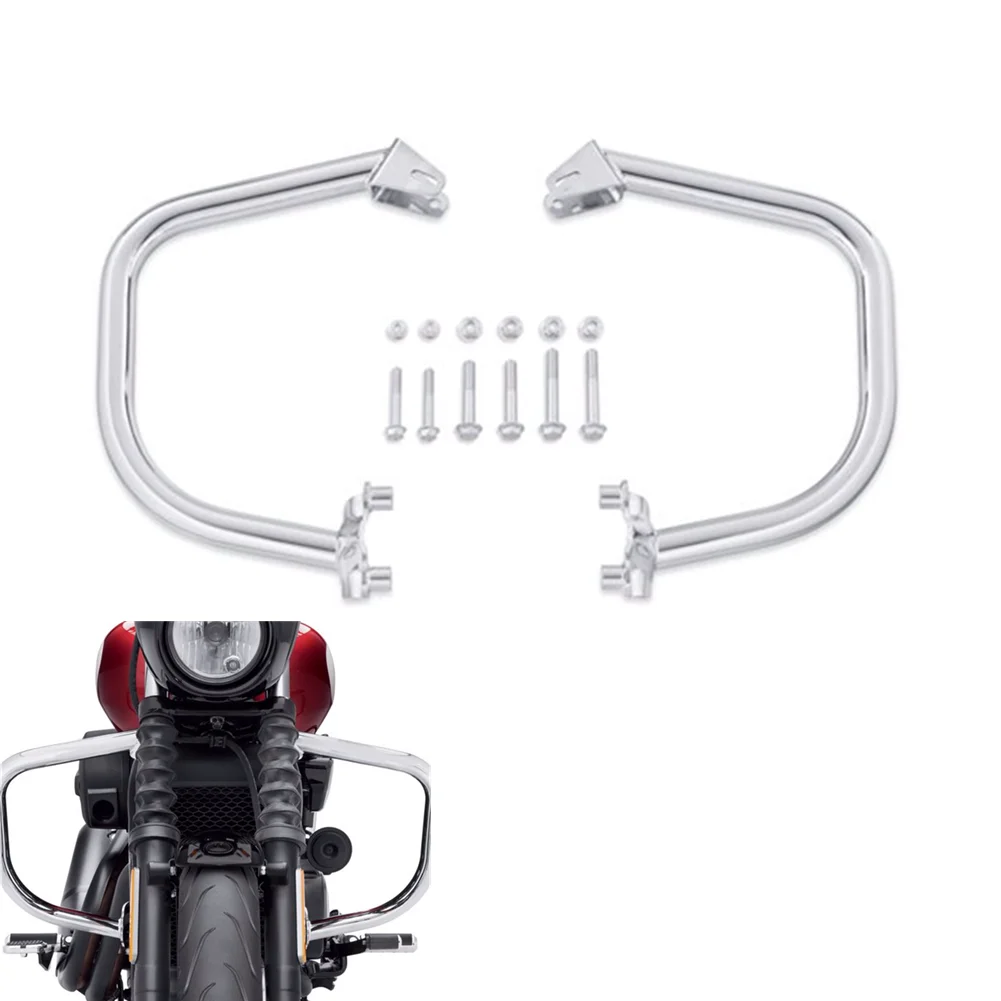 

Bumpers Buffers Knees Protector Legs Crash Bars Engine Guards w/ Mount Kit for Harley Street 500 750 15-17 XG500 XG750 2015-2017