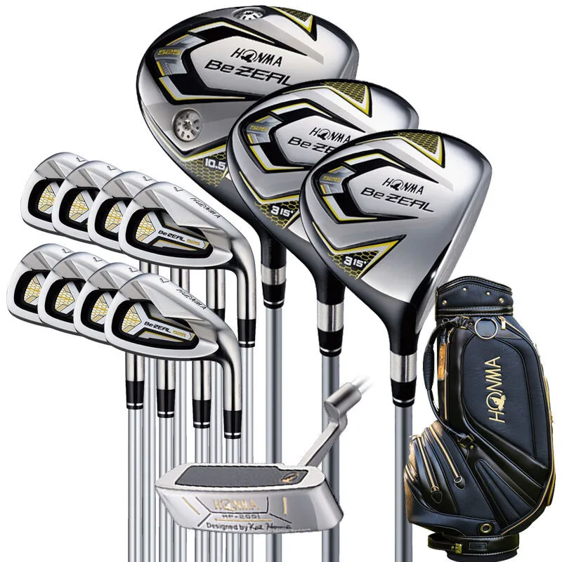 New 525 Golf Clubs HONMA BEZEAL 525 Complete Set HONMA Golf driver.wood.irons.putter Graphite Golf shaft plus bag Free shipping
New 525 Golf Clubs HONMA BEZEAL 525 Complete Set HONMA Golf driver.wood.irons.putter Graphite Golf shaft plus bag Free shipping