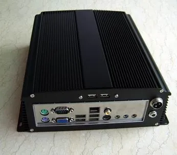 Алюминиевый сплав с двумя портами usb Mini itx чехол 2 USB WallMount Кронштейн Корпус для