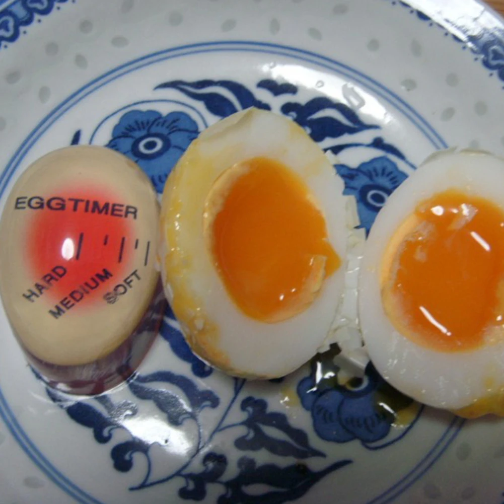 Egg timer indicator soft-boiled display egg cooked degree mini egg boiler  B