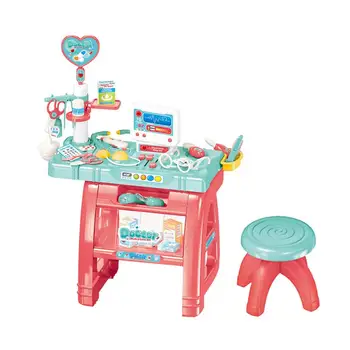 

1 Set Medical Kit Simulation Injection Toy Funny Stethoscope Nurse Toy Medicine Playhouse Doctor Toys for Boys Girls