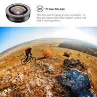 APEXEL HD 5 in 1 Camera Phone Lens 4K Wide Macro Lens Portrait Super Fisheye Lens CPL Filter for iPhone Samsung all cellphone - Image 6