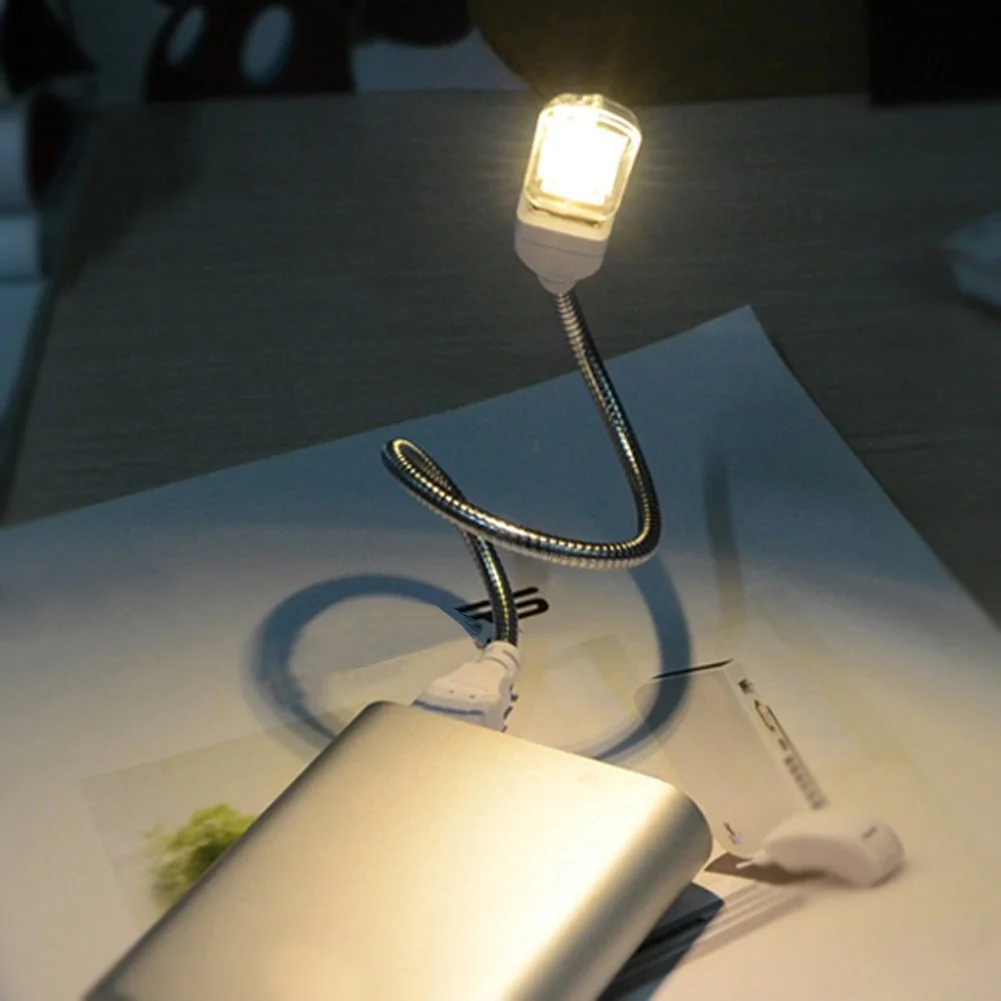 Портативная Светодиодная лампа Utra яркая 3/8 * LED мини USB настольная ночник для