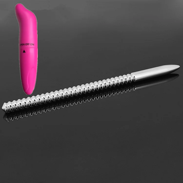 2 Pcs/Lot Vibrator And 150mm Blocked urethral for men penis plug sound Alternative masturbation man sex toys products toy | Красота и