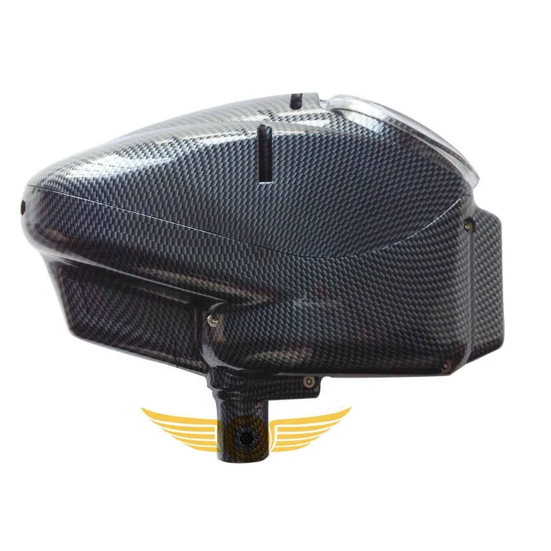 

0.68 Paintball Feeding 180 Rounds Hopper for Electronic Loader Replacement Special Color Carbon Fibre Shining