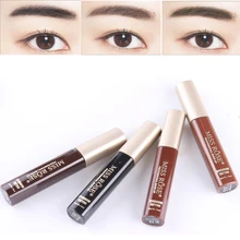 6 цветов Miss Rose отшелушивающая Тень для бровей гелеобразное тональное средство мой гель для бровей Водонепроницаемая долговечная жидкость гель-карандаш для бровей
