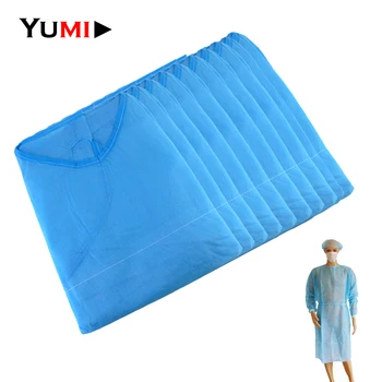 

50pcs/lot Disposable Aseptic Surgical Woven Gown Dust Operation Coat Clothes Clothing Tattoo Accessories For Eyebrow Lips Makeup