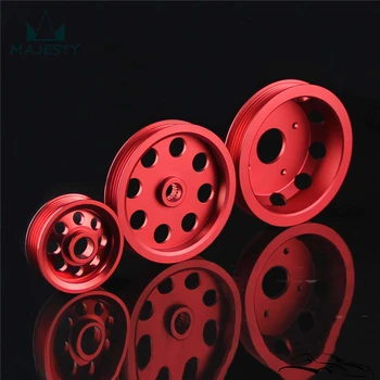 

light weight aluminum Crank Pulley Kit for 1989-1998 SR20DET Nissan 240SX S13 S14 S15 SILVIA RED