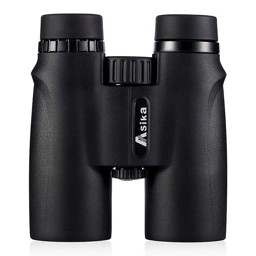 مناظير asika 10x42 يلة رؤية التلسكوب العسكرية binoculo عالية الطاقة عالية الجودة البصريات telescopio للصيد الأسود