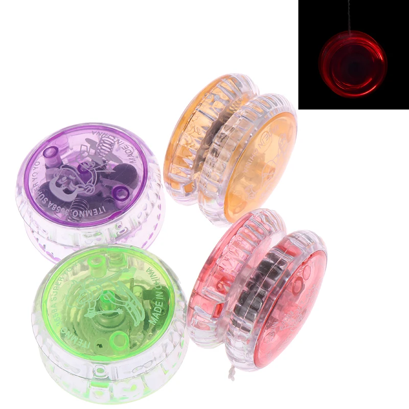 New YoYo Ball Luminous LED Flashing Yo Yo Child Clutch Mechanism Yo-Yo Toys for Kids Party/Entertainment