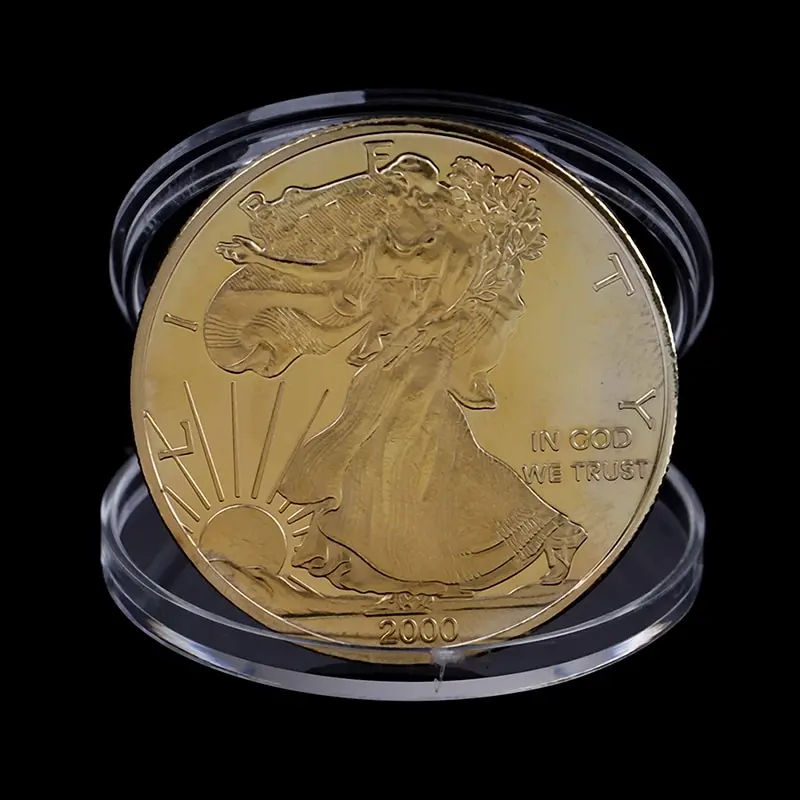 

Statue Of Liberty Goddess Commemorative Coin Collection Gift Mayan Calendar Cool Looking Souvenir Coins 1PC