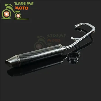 

Motorcycle High Performance Chrome Exhaust System Muffler Pipe For Honda CG 125CC CG125 Motor bike