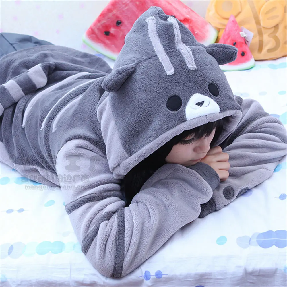 Buy Anime Neko Atsume Hoodies Manzokusan Fleece Coat