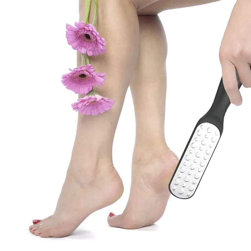 1Pcs Double Side Heel Care Stainless Steel Double Side Callus Remover
