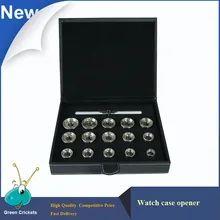 Профессиональный Чехол для часов Reomoval набор инструментов, 19,3 мм~ 44,7 мм 15 типов штампов чехол для открывания инструментов