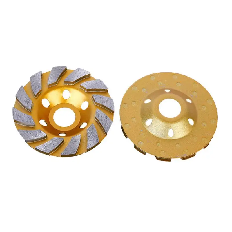 Diamond Wheel Diamond Segment Grinding Wheel Grinder 4 Inch 3600R Disc Diamond Grinding Cup Wheel Cutting Disc Concrete Stone