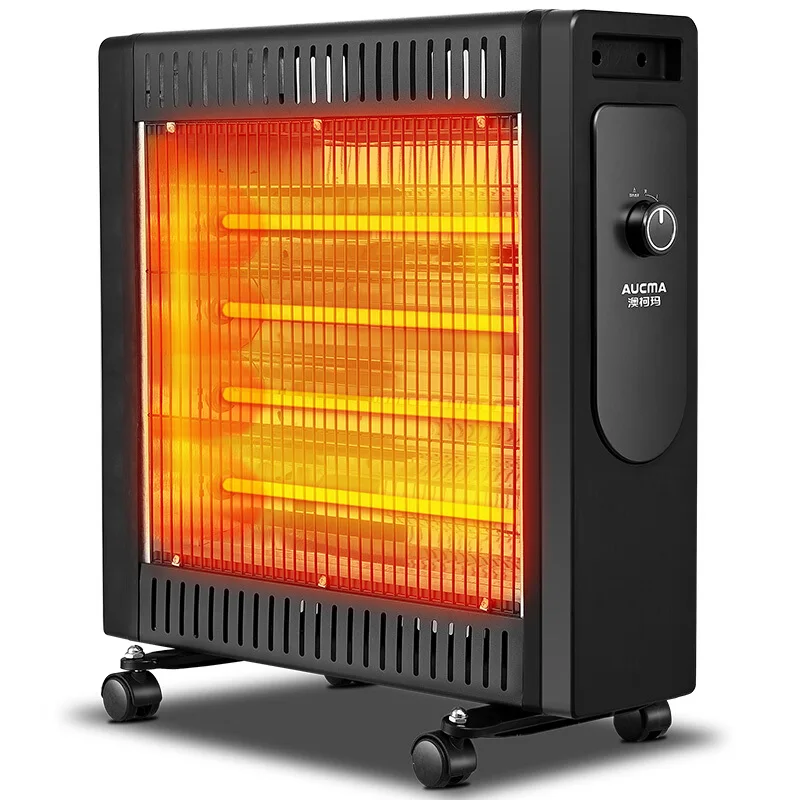 

Metal Body It Can Move Fashion Portable Electronic Heater Second Gear Temperature Adjustment Quartz Tube Heating Room Heater