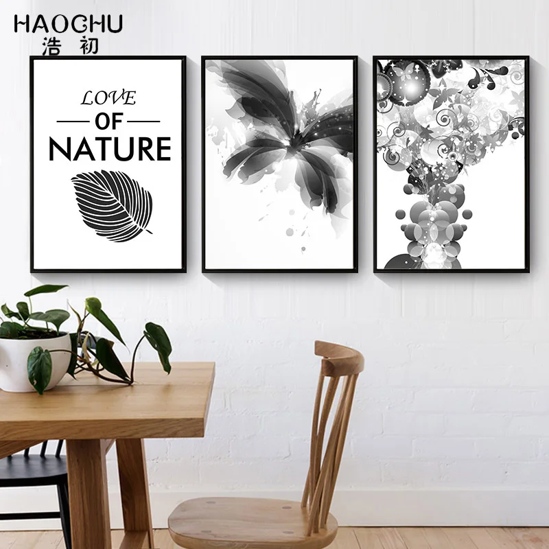 

HAOCHU Nordic Deer and Duck Bedroom Kitchen Wall Christmas Decoration Poster Canvas Printing for Living Room Art Oil Painting