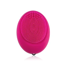 Мини Очищающая щетка для лица скрубберы для лица Водонепроницаемые электрические очищающие средства для лица и массажер силиконовая щетка для всех типов кожи