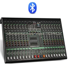Pro 16 Channel Bluetooth USB Mixer With Reverberation Stage Performance Karaoke KTV Wedding Special Mixer With 48V Phantom Power
