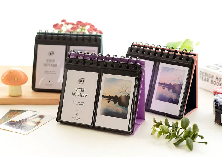 

68 Pockets Mini Instant Photo Paper Calendar Album DIY Picture Sheet Fujifilm Instax Mini Film 8 7s 25 50s 90 Camera Accessories