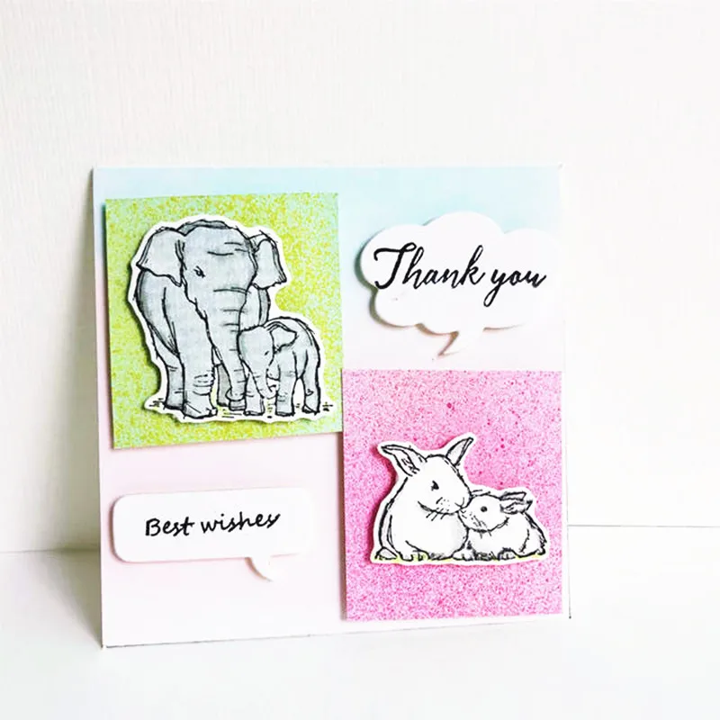 2019-4pcs-Wildly-Happy-Transparent-Clear-Stamps-and-metal-cutting-die-Seal-for-DIY-scrapbooking-photo (1)