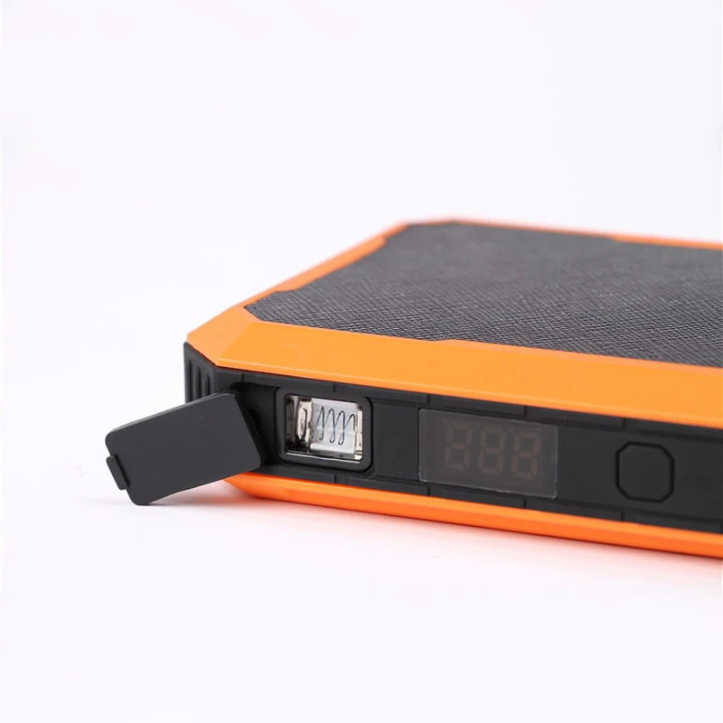 Горячая 20000mAh Солнечная батарея портативная Внешняя Аккумулятор на солнечной