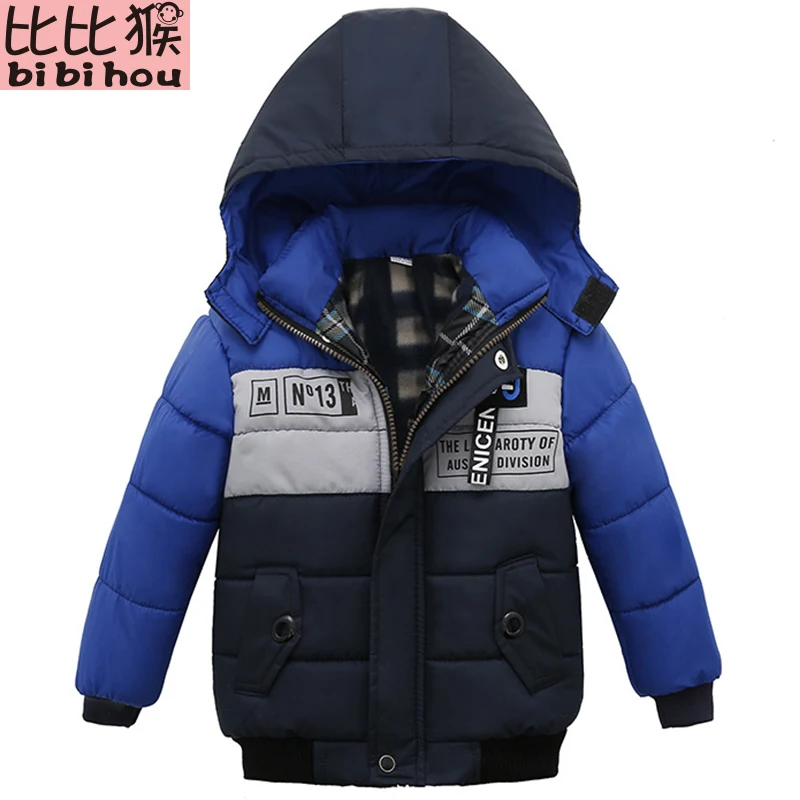 Bibihou/пальто для малышей; Детские теплые осенние куртки; Верхняя одежда для девочек; Верхняя одежда и пальто; зимняя одежда; парка для мальчиков; зимний комбинезон со смайликом; трикотажная повседневная одежда