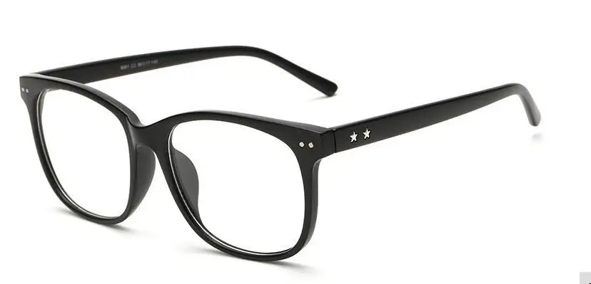 Высокая мода черные очки оправа прозрачные линзы очки оправа для женщин Ацетатный материал Gafas оптическая оправа Брендовые очки - Цвет оправы: Matte Black