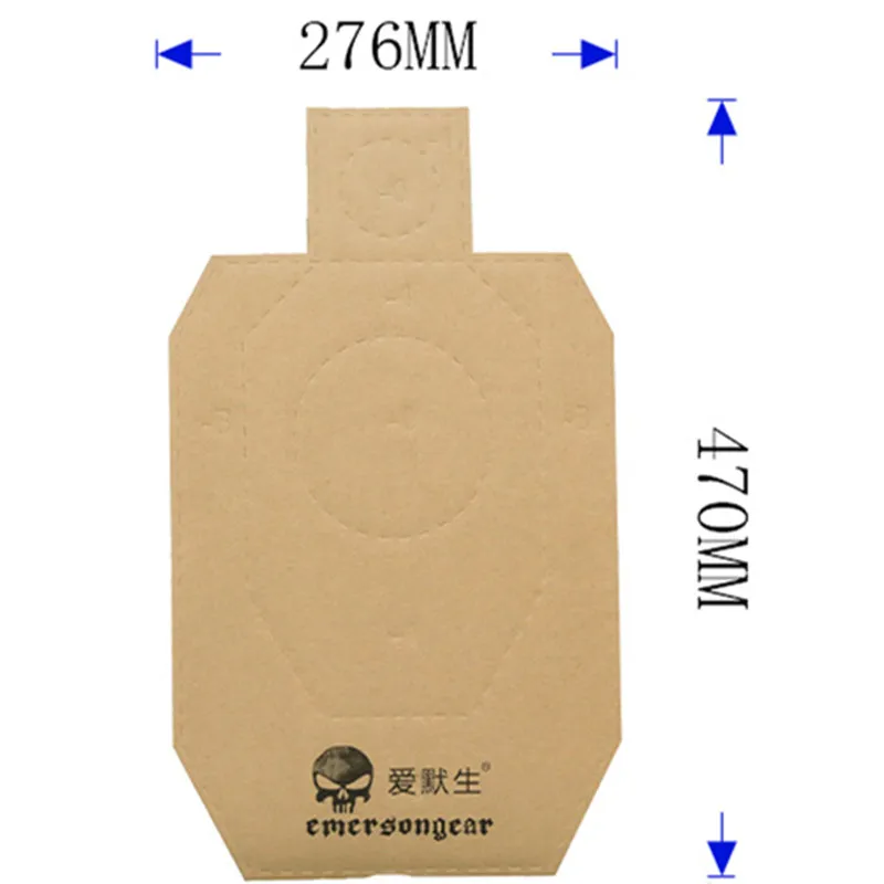 20 шт. IPSC бумага для стрельбы IDPA Target10 дюймовая пневматическая винтовка пистолет