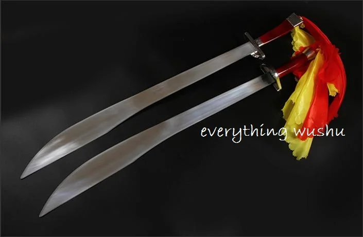 Ушу кунг-фу Тай Чи двойные широкие мечи двойные мечи ушу, тренировочные Dao Shuang Dao Лебедь Dao