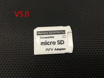 

10pcs V5.0 sd2vita for psvita psv 1000 2000 memory game card to tf sd card slot adapter