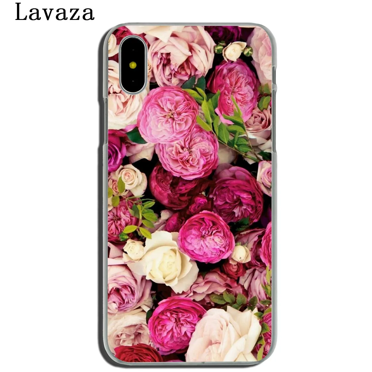 Lavaza пион ромашка кактус, листья растения цветок чехол для телефона для iPhone X 8 7 6 6S Plus 5 5S SE 5C 4 4S Sunflowe Роза Слива 8 10 - Цвет: 4
