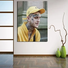 Lil Peep Living Foreve Wall Art Canvas Poster And Print Canvas Oil Painting Decorative HD Pictures For Modern Bedroom Home Decor
