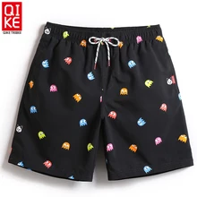 Пляжные шорты, мужские купальные плавки с подкладкой из сетки, спортивные плавки, сексуальные черные мужские купальные костюмы, быстросохнущие Бермуды для серфинга