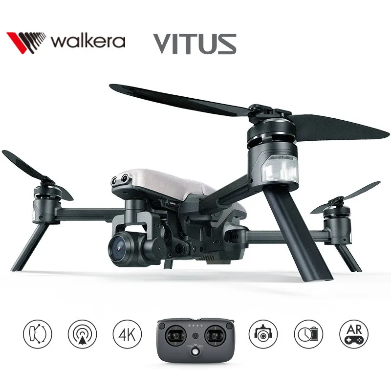 Big Deal  Walkera VITUS 320 Foldable With 4K Camera 3-Axis Gimbal Obstacle Avoidance AR Games Wifi FPV Drone