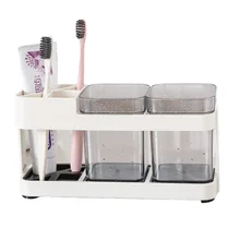 Креативный Набор держателей для зубных щеток для ванной, держатель чашки для зубной щетки