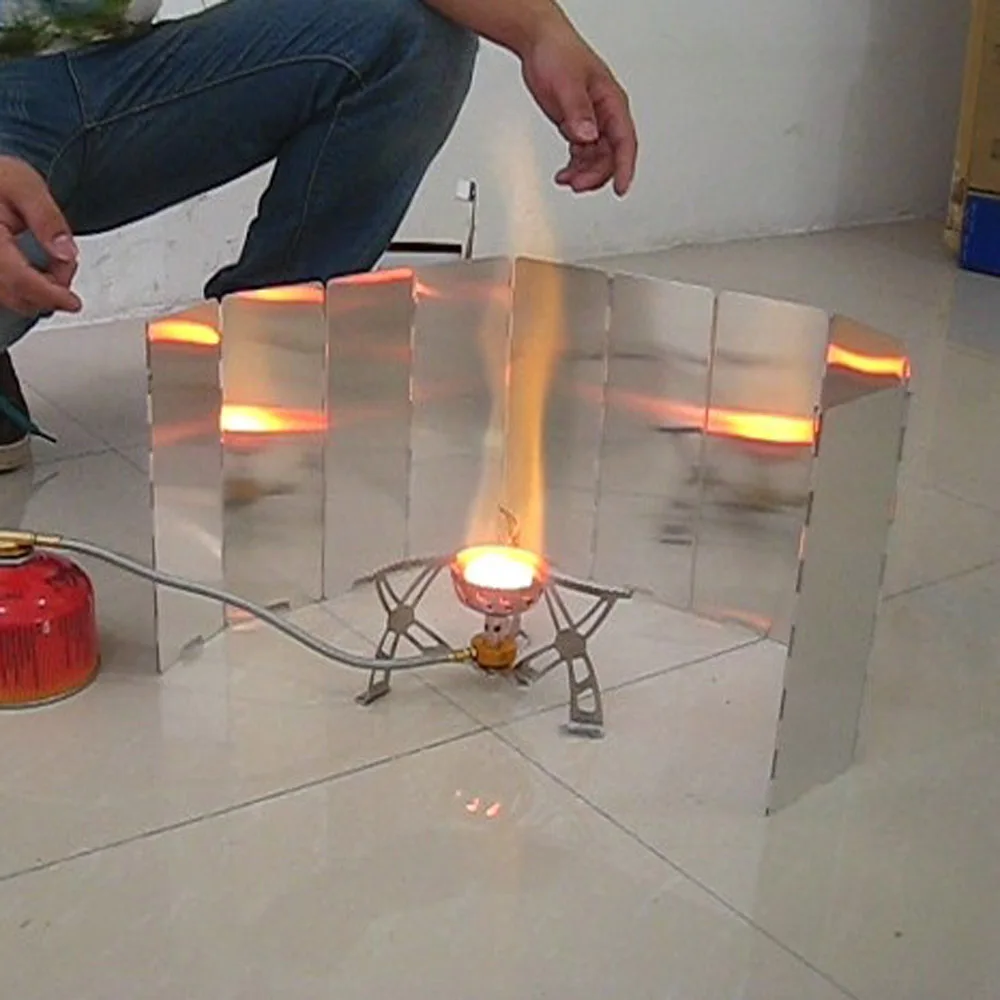 AOTU 10 Plates Wind Screens Windshield Aluminium Alloy AT6344 Outdoor