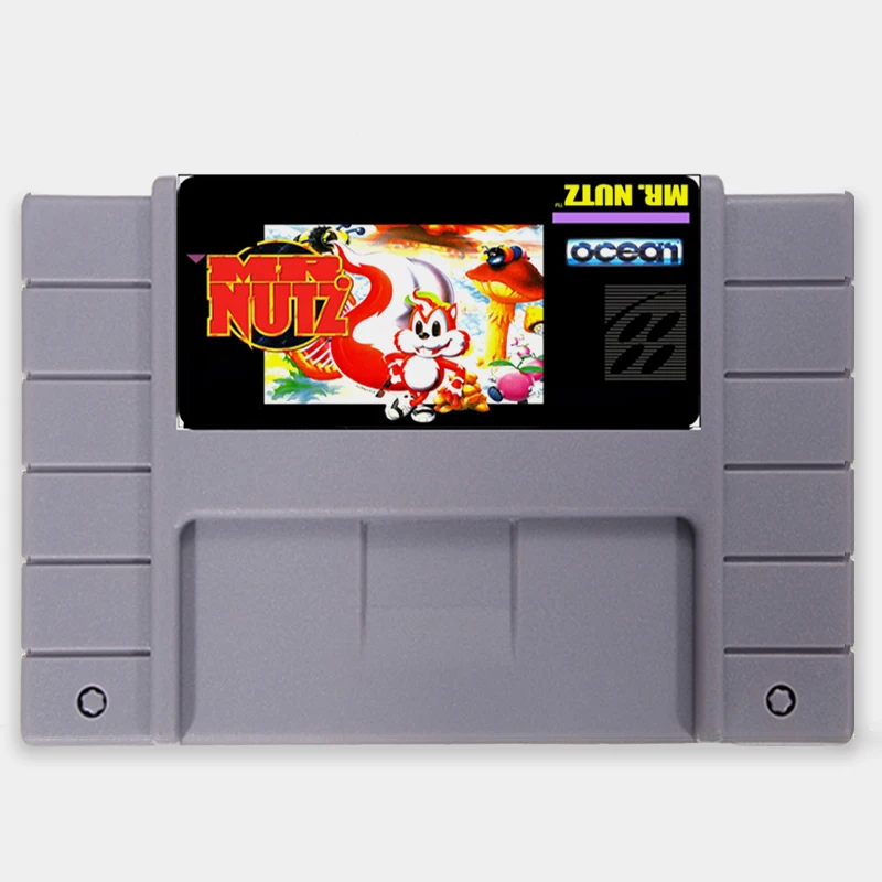 

Mr Nutz 16 bit Big Gray Super Game Cartridge for USA NTSC Game Player