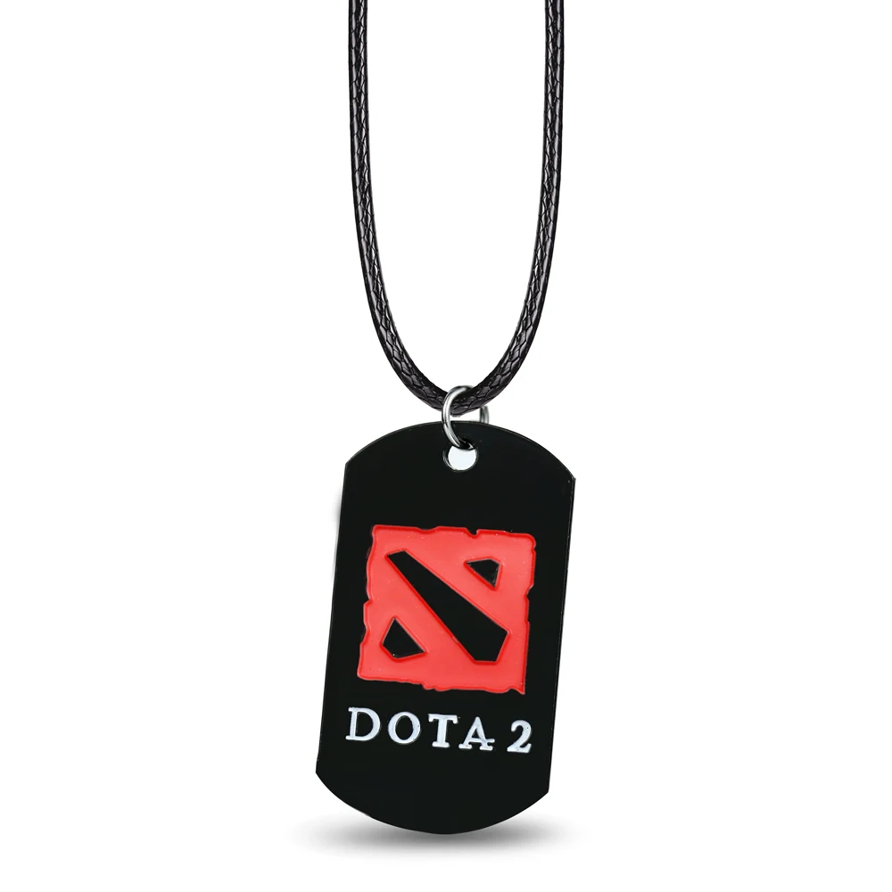MS JEWELS Игра Ювелирные изделия Подарки DOTA 2 логотип пластина металлический черный