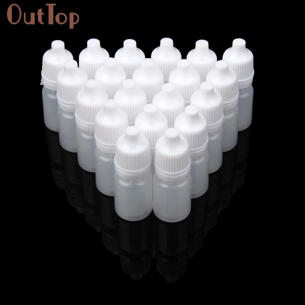

50PCS 5ml/10ml/15ml/20ML/30ML/50ML Empty Plastic Squeezable Dropper Bottles Eye Liquid Dropper Refillable Bottles dropship