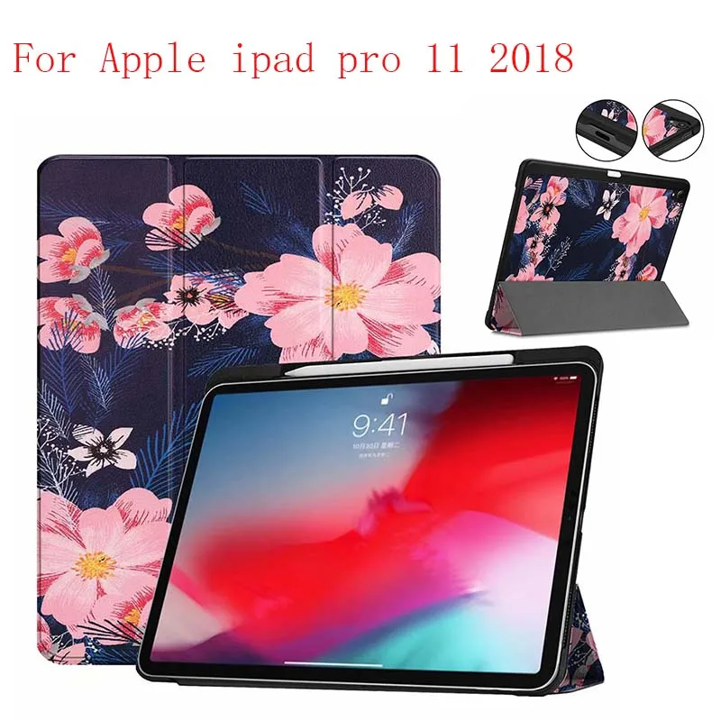 Colorful clasp Luxury PU leather case cover for Apple ipad pro