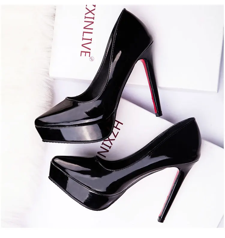 

2018 new Women heels top quality Female High Heels Thick Heel Party brown color and black color